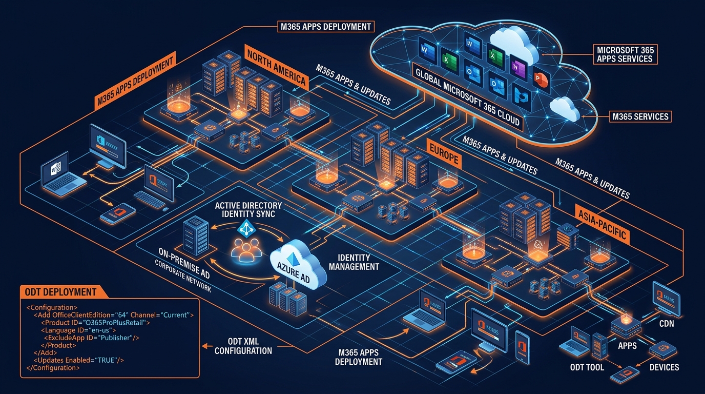 Enterprise Cloud Migration and Microsoft 365 Installation Architecture
